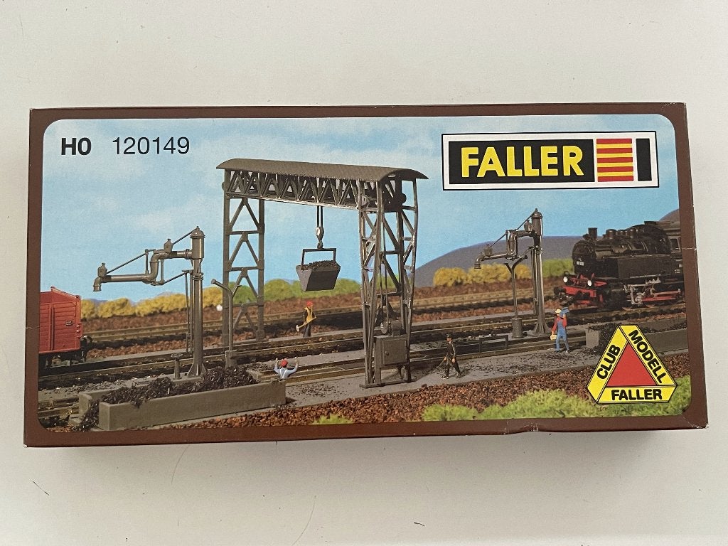 Faller H0 120149, Ontslakkingskuil, bokkraan, waterkranen, Gelijkstroom of Wisselstroom, Brug, Tunnel of Gebouw, Ophalen of Verzenden