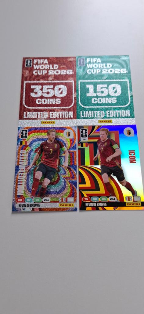 Kevin De Bruyne FIFA World Cup 2026 Limited Edition Kaarten, Ophalen of Verzenden, Zo goed als nieuw, Buitenlandse clubs, Spelerskaart