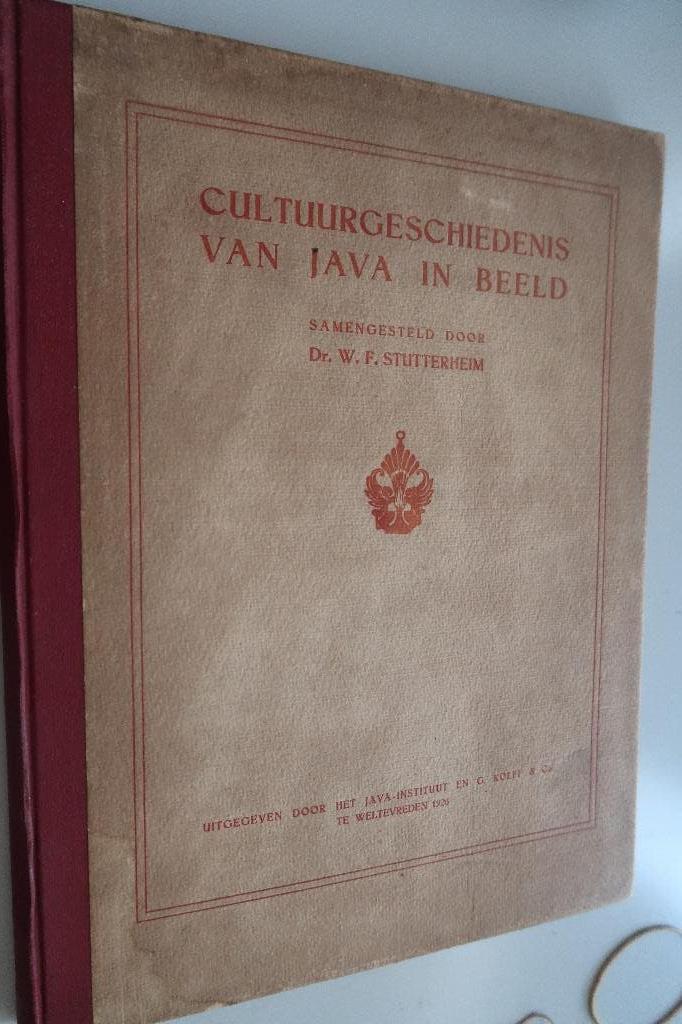 Java,cultuurgeschiedenis Java in beeld W.Stutterheim-1926, Ophalen of Verzenden, Gelezen, W.Stutterheim