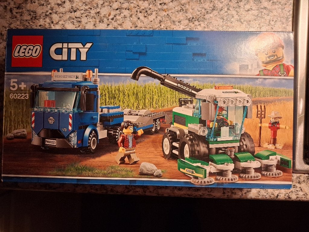 Lego Vrachtwagen met Graandosser nr.60223, City, Lego, Ophalen of Verzenden, Zo goed als nieuw