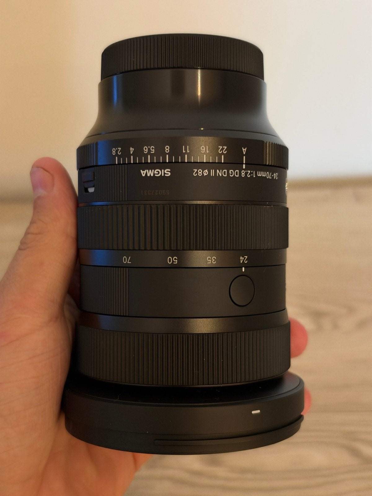 Sigma 24-70 f/2.8 art dg dn ii, Audio, Tv en Foto, Ophalen, Sony E-mount, Sigma, Zonnekap