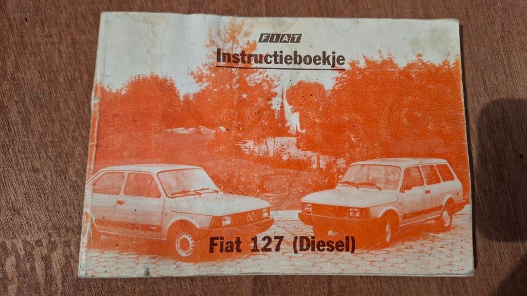 Origineel Instructieboekje Fiat 127 Diesel (1984), Verzamelen, Ophalen of Verzenden, Gebruikt, Overige typen