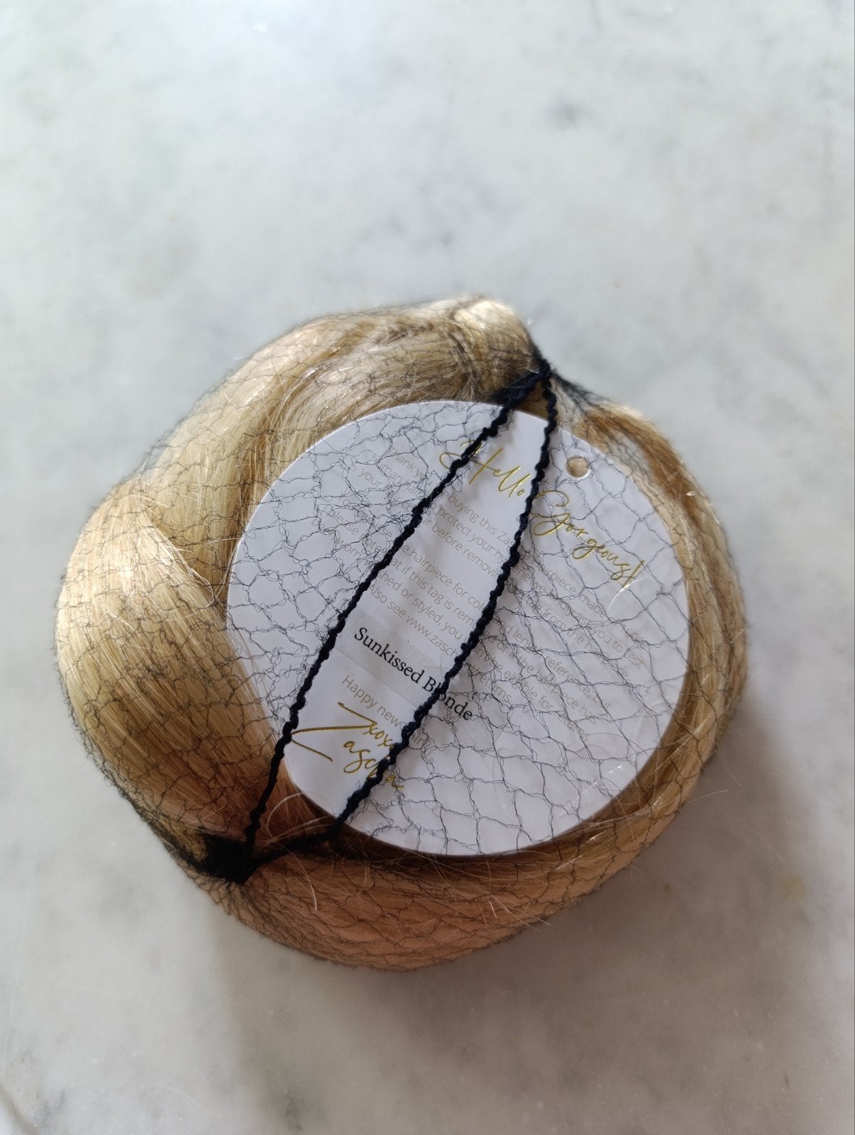 Zascha ponytail echt haar 50 cm., Sieraden, Tassen en Uiterlijk, Uiterlijk | Haarverzorging, Ophalen of Verzenden, Zo goed als nieuw