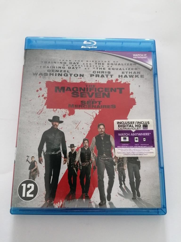 The Magnificent Seven - Blu-Ray DVD, Ophalen of Verzenden, Zo goed als nieuw, Actie