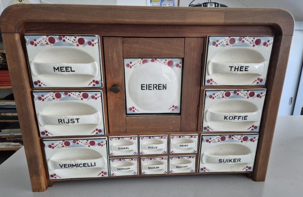 Vintage kruidenkastje Ditmar Urbach, Ophalen