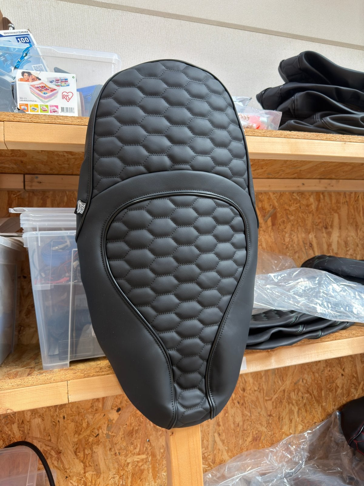 Duo seat RS zadelhoes Vespa, kunstleer, Fietsen en Brommers, Brommeronderdelen | Scooters, Nieuw, Vespa, Ophalen of Verzenden
