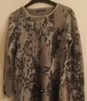 Mohair Wollen Trui Grijs Miller& MORE 15% Wol 8% mohair S, Verzenden, Zo goed als nieuw, Maat 38/40 (M), Grijs