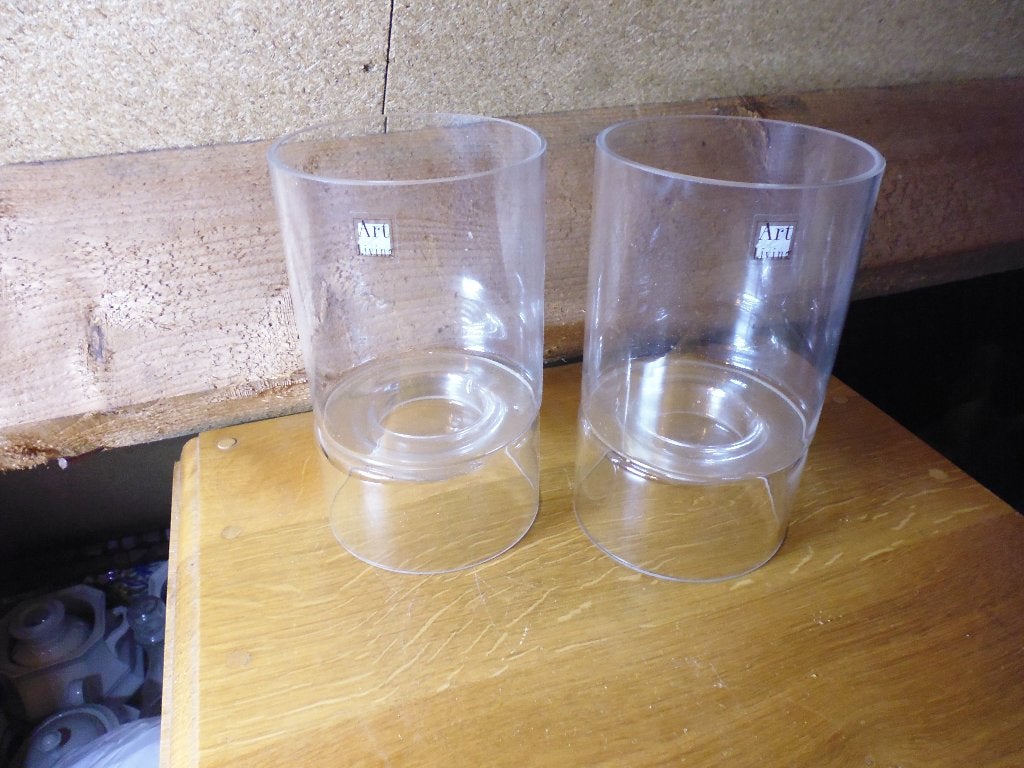 Glazen Windlichten., Ophalen of Verzenden, Nieuw, Glas