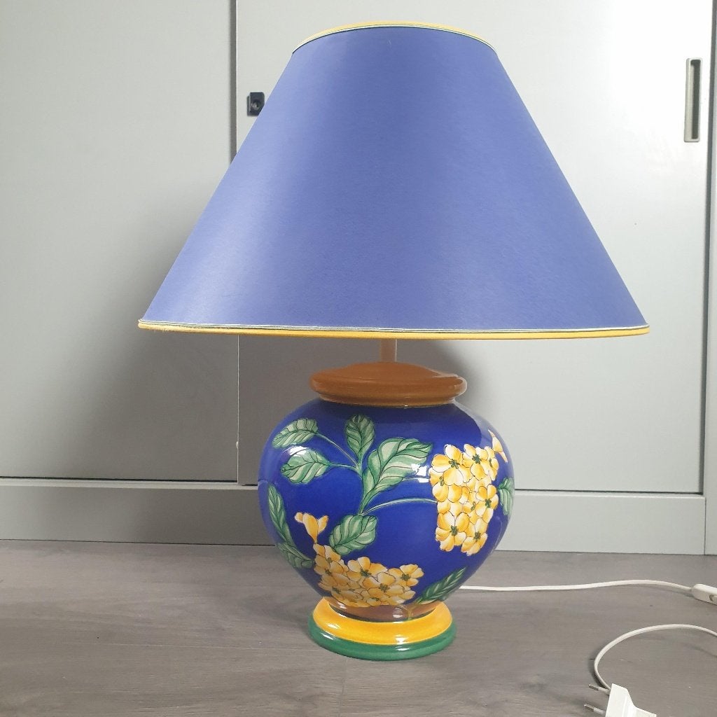 Grote tafel / vloerlamp van keramiek, Ophalen, Zo goed als nieuw, Overige materialen, Minder dan 100 cm
