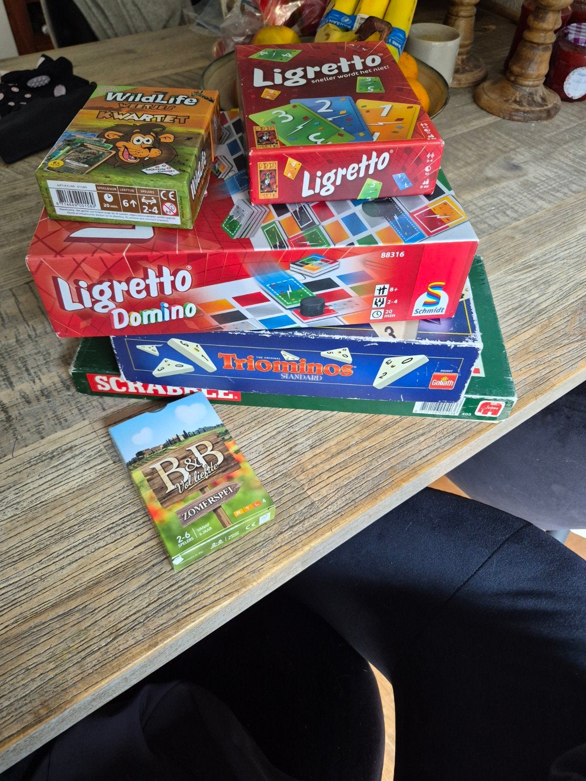 Bordspellen en kaartspellen pakket (5 stuks), Hobby en Vrije tijd, Een of twee spelers, Ophalen of Verzenden, Gebruikt, Diverse (o.a. Schmidt, Goliath)