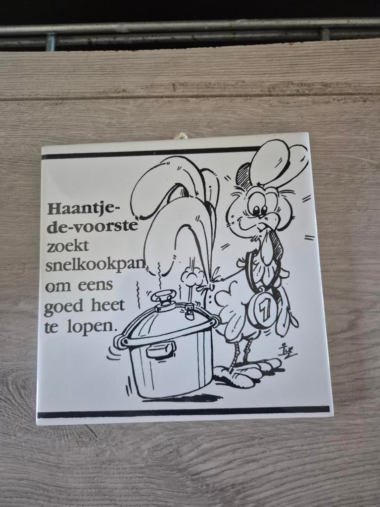 Spreuken tegel, Ophalen of Verzenden, Zo goed als nieuw
