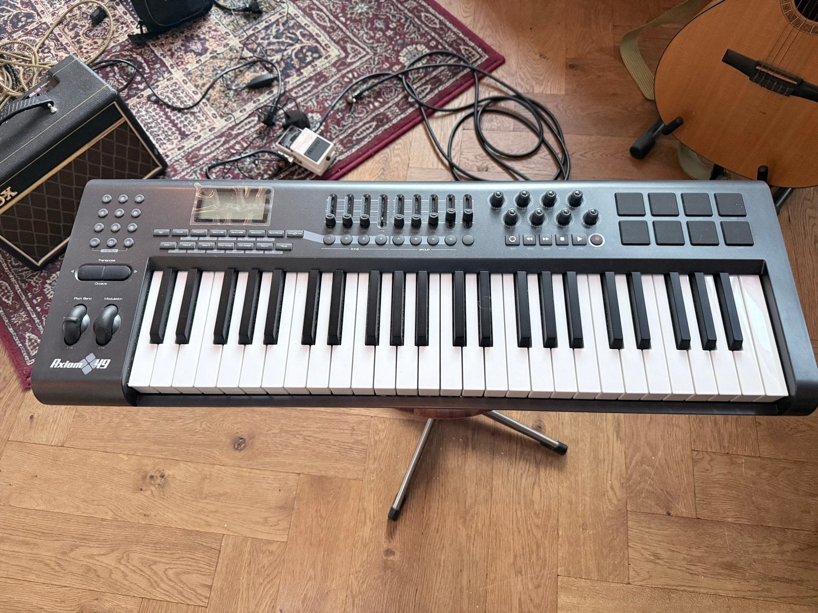 M-Audio Axiom 49 MIDI Keyboard Controller, Muziek en Instrumenten, Gebruikt, Aanslaggevoelig, Ophalen, 49 toetsen