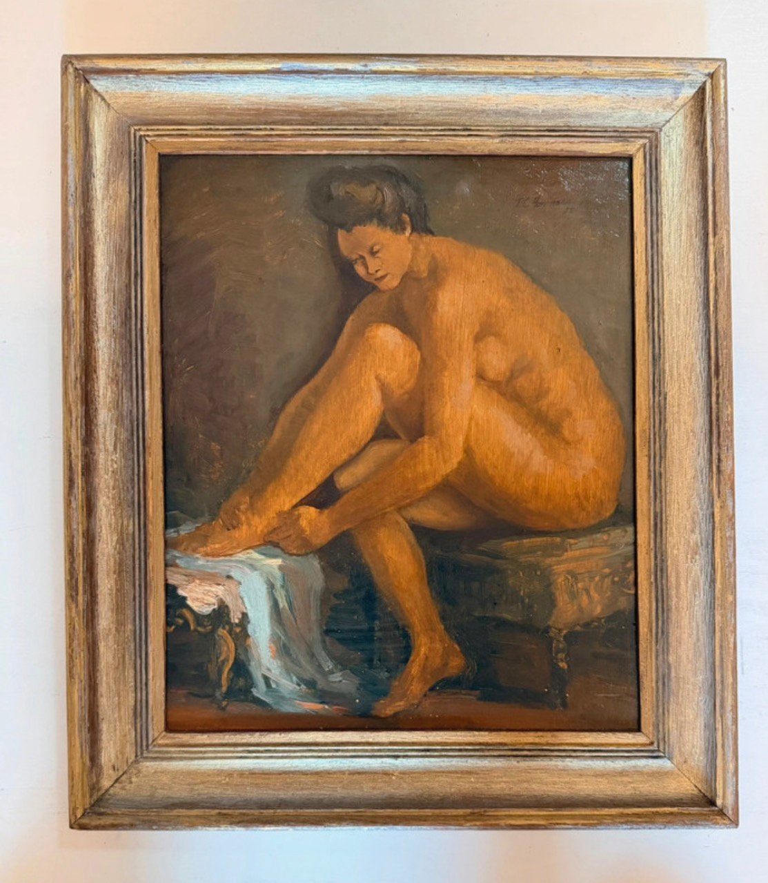 Rare Antique P.C. Herrmann (München) 1923 Oil painting, Ophalen of Verzenden