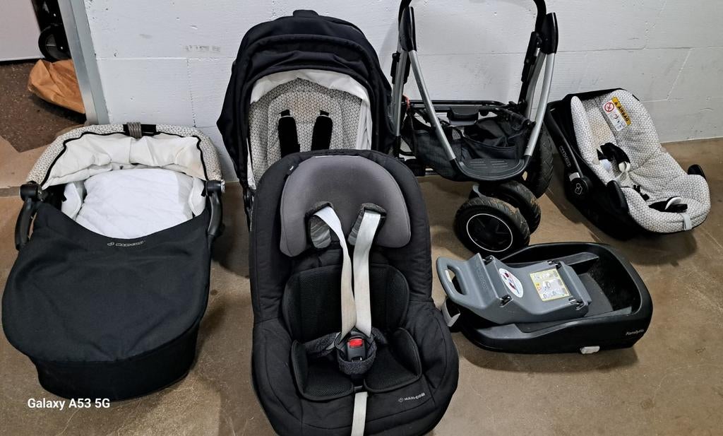 Kinderwagen Maxi-Cosi met ISOFIX autostoeltje, Gebruikt, Ophalen of Verzenden, Isofix, 0 t/m 13 kg