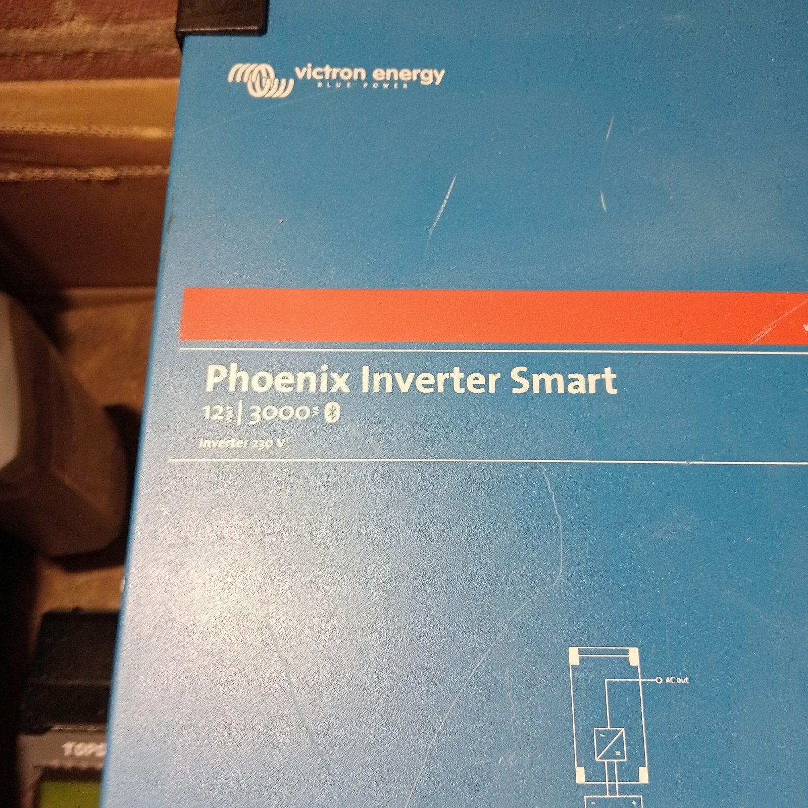 Victron Phoenix Smart 12/3000 omvormer met kabels en dongle, Caravans en Kamperen, Ophalen, Gebruikt