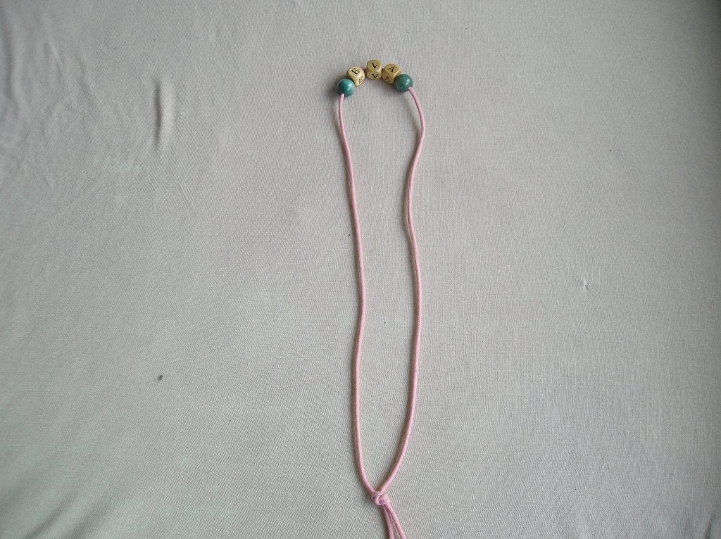 Kinderketting met naam: EVA, Ophalen of Verzenden, Nieuw, Roze, Ketting