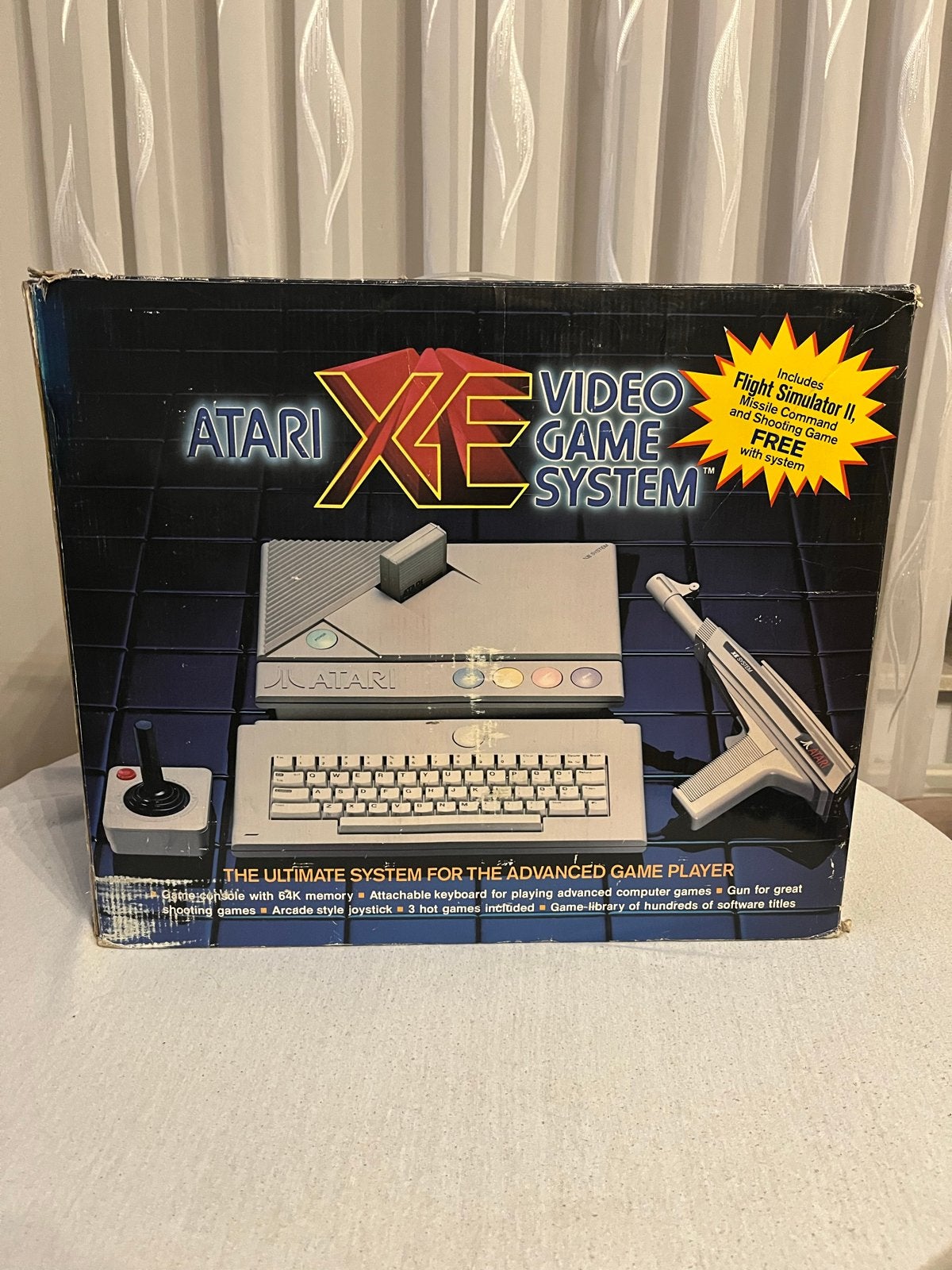 Atari XE Video Game System - Compleet in doos, Met games, Overige modellen, Met 2 controllers, Ophalen of Verzenden