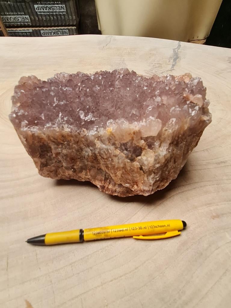 Chevron band Amethist, Ophalen of Verzenden, Mineraal