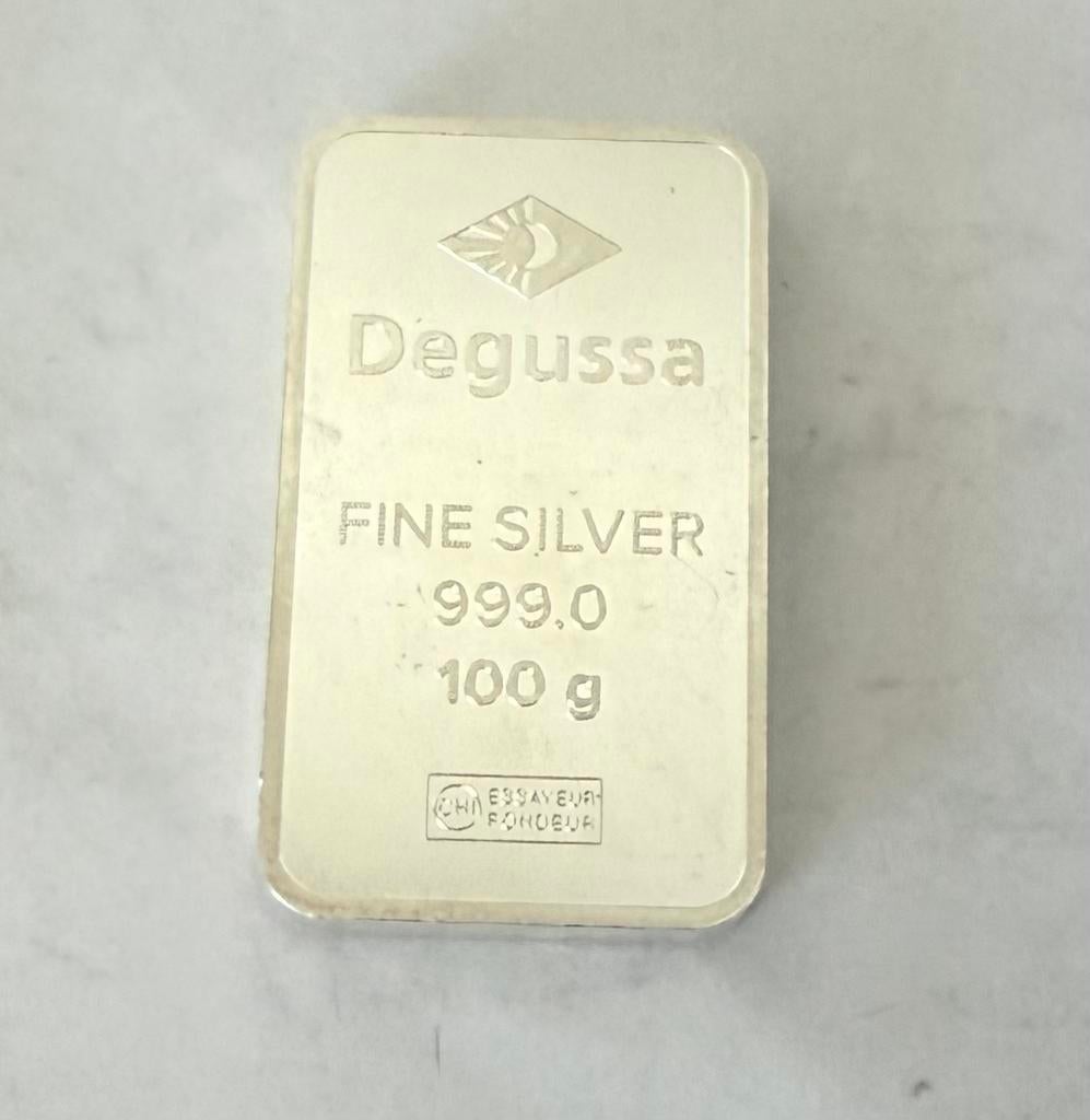 100 gram Zilver Degussa / Deutsche Gold Und Silver 999, Ophalen of Verzenden, Zilver