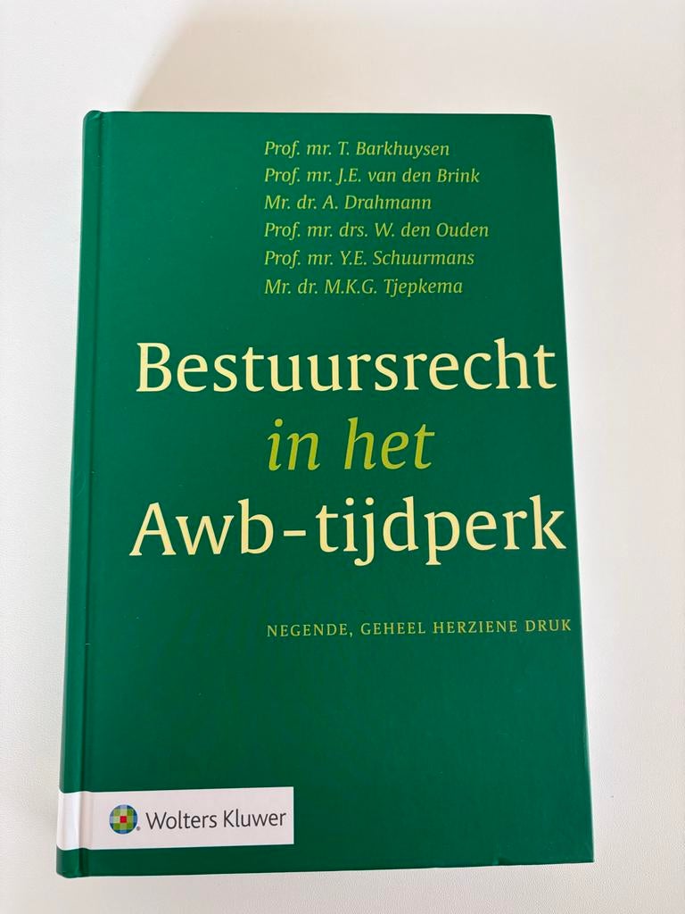 Bestuursrecht in het Awb-tijdperk, Boeken, Studieboeken en Cursussen, Ophalen of Verzenden, Gamma, Zo goed als nieuw, WO