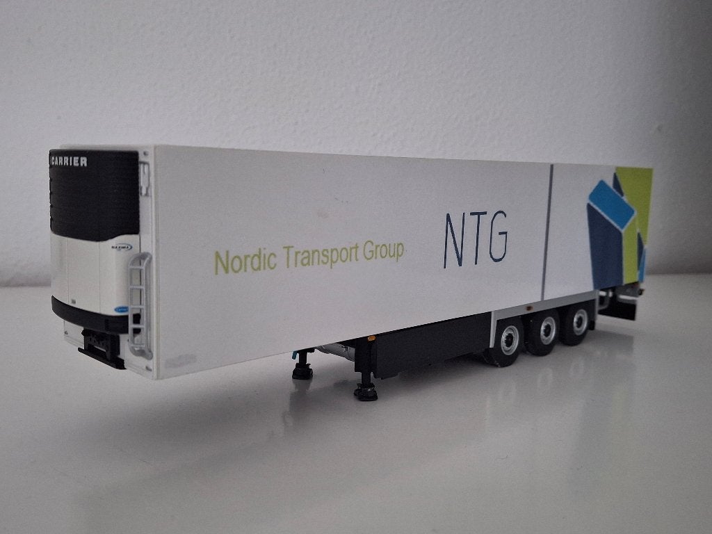 opleggger NTC Nordic Transport Group, WSi 1/50 code 3, Hobby en Vrije tijd, Ophalen of Verzenden, Zo goed als nieuw, Bus of Vrachtwagen