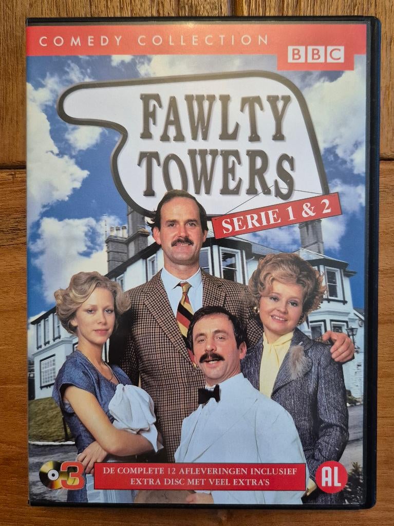 Dvd-box Fawlty Towers, serie 1&2, Alle leeftijden, Ophalen of Verzenden, Zo goed als nieuw, Komedie
