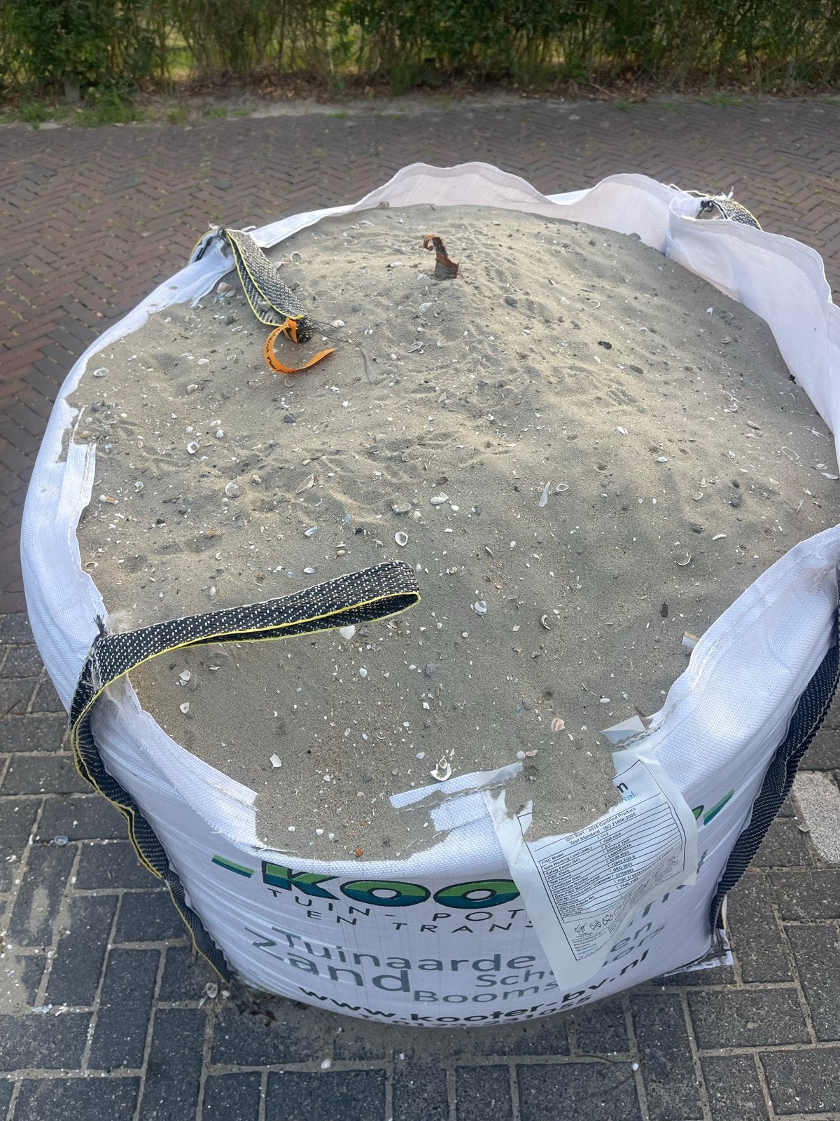 Big Bag Tuinaarde Zand Schelpen Boomschors, Tuin en Terras, Ophalen, Nieuw, Overige typen