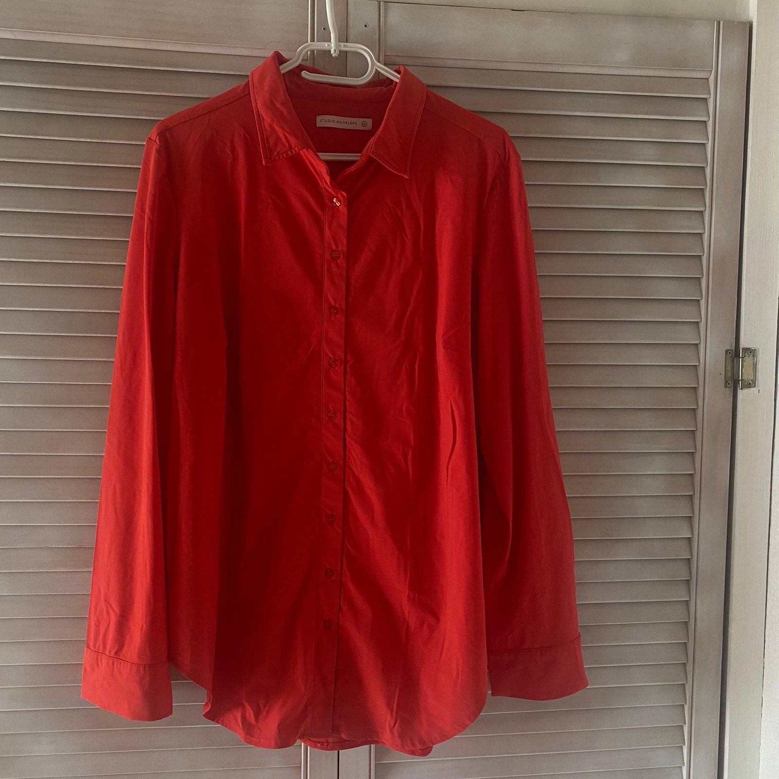 Studio Anneloes Poppy blouse koraal rood XL, Ophalen, Zo goed als nieuw, Maat 46/48 (XL) of groter, Rood