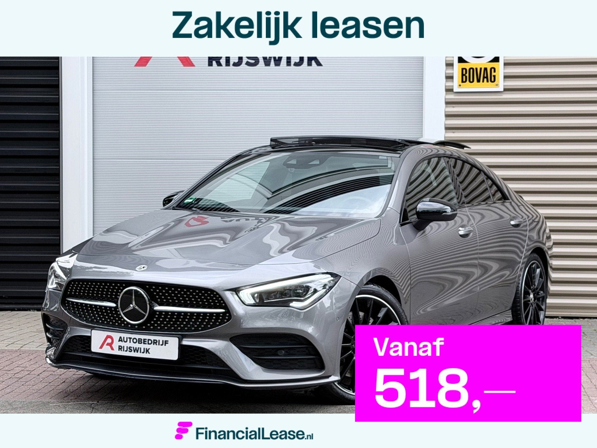 Mercedes-Benz CLA-klasse 250 AMG 45s Pano/Burmester/Camera, 15 km/l, Gebruikt, 4 cilinders, Alcantara