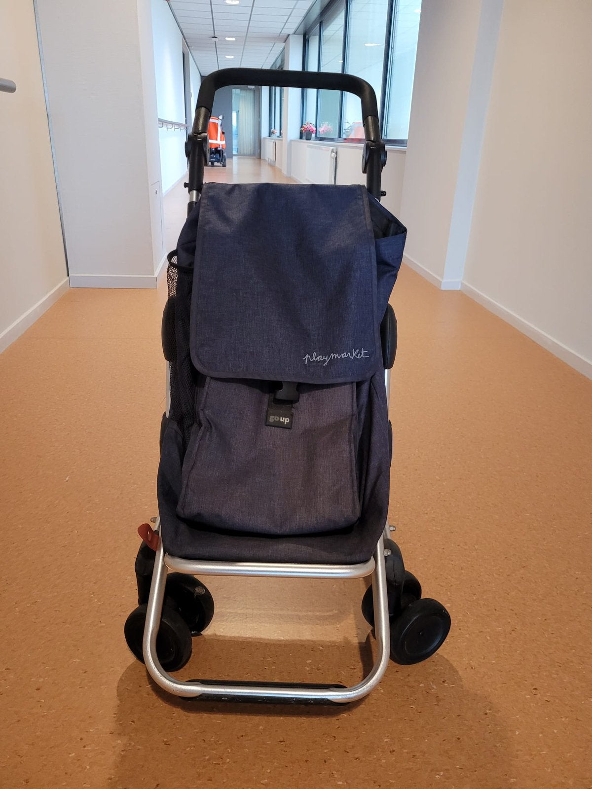 Playmarket Boodschappentrolley, Sieraden, Tassen en Uiterlijk, Tassen | Reistassen en Weekendtassen, Ophalen, 30 cm of meer, Zwart