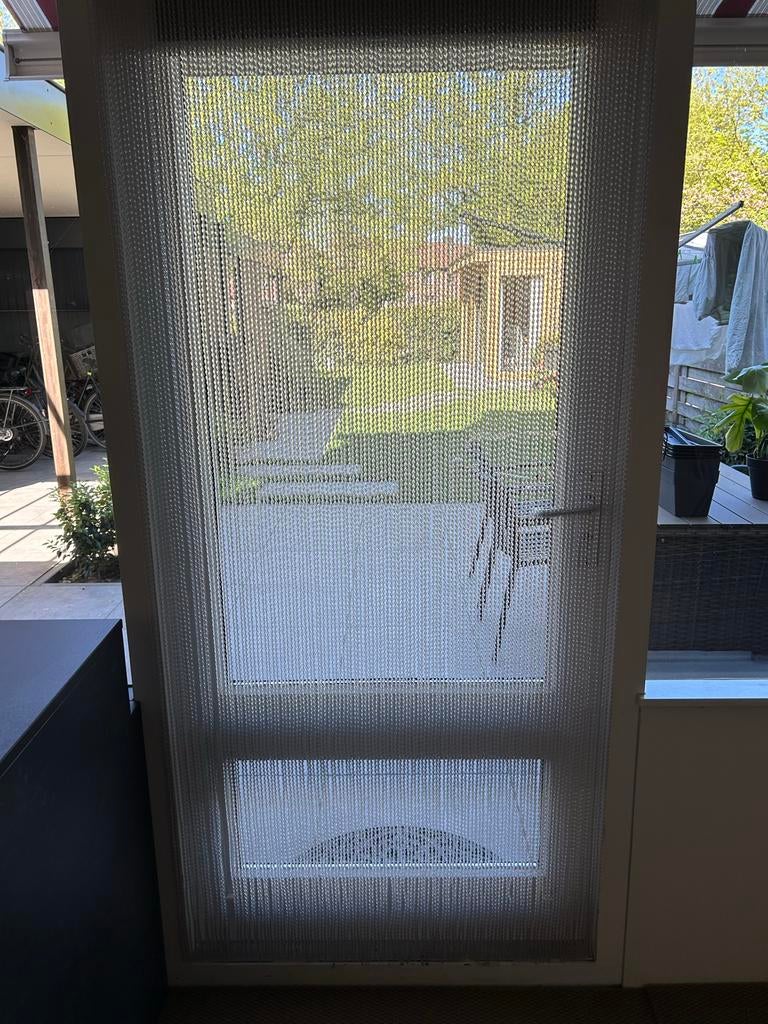 Nieuwe Sun-Arts Vliegengordijn - Model 503, Ophalen, Kunststof, 80 tot 100 cm, Hordeur