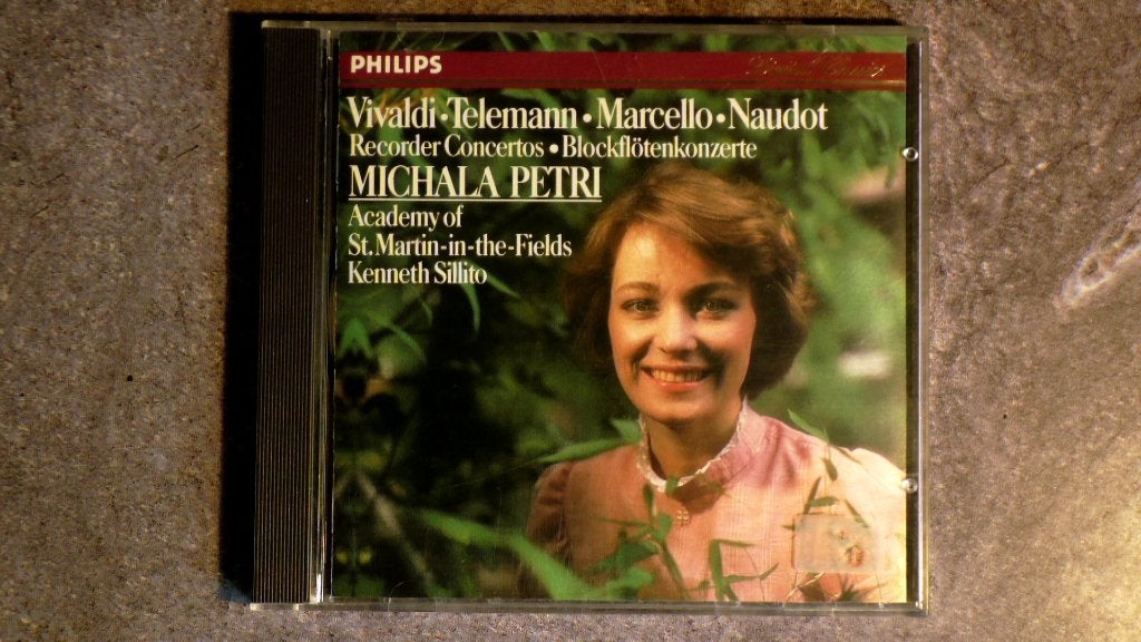 Vivaldi / Telemann/ Marcello - Recorder conc. - Petri / ASMF, Overige componisten, Soloconcert, Ophalen of Verzenden, Zo goed als nieuw