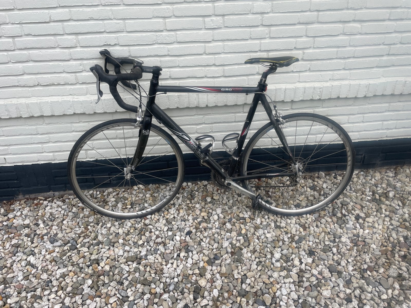 Giro racefiets - Zwart, lichtgewicht en snel, 28 inch, Gebruikt, Aluminium, Meer dan 20 versnellingen