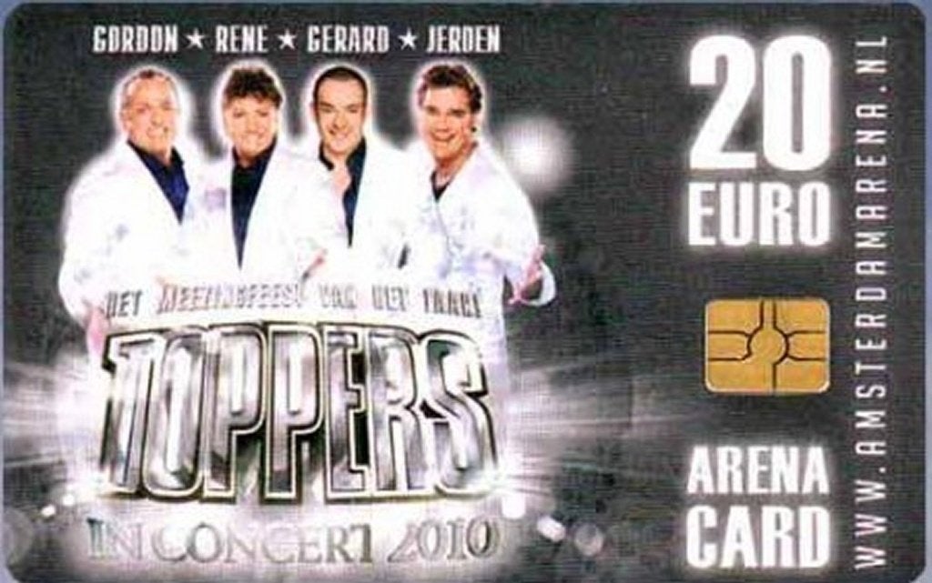 ArenA kaart A113 Toppers in Concert 2010 gebruikt, Ophalen of Verzenden, Nederland