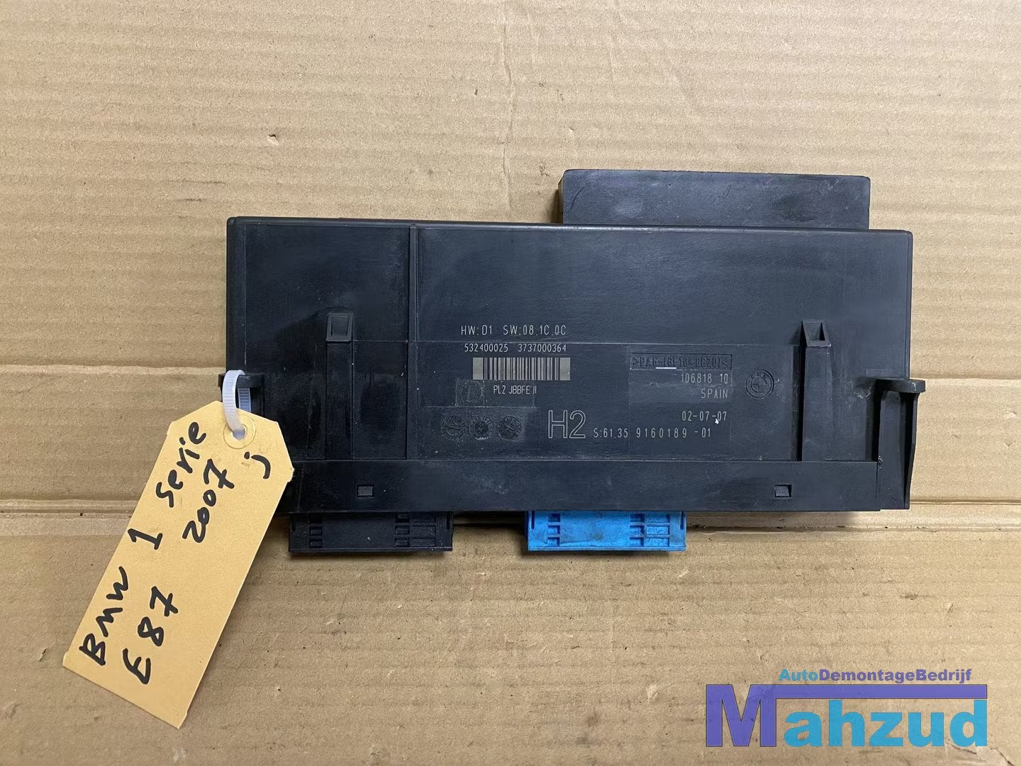 BMW 1 SERIE E87 E81 BCM Module 916018901 6135916018901, Petuelring 130
80788  Munich, DE, Gebruikt, Info@bmw.de, Ophalen of Verzenden