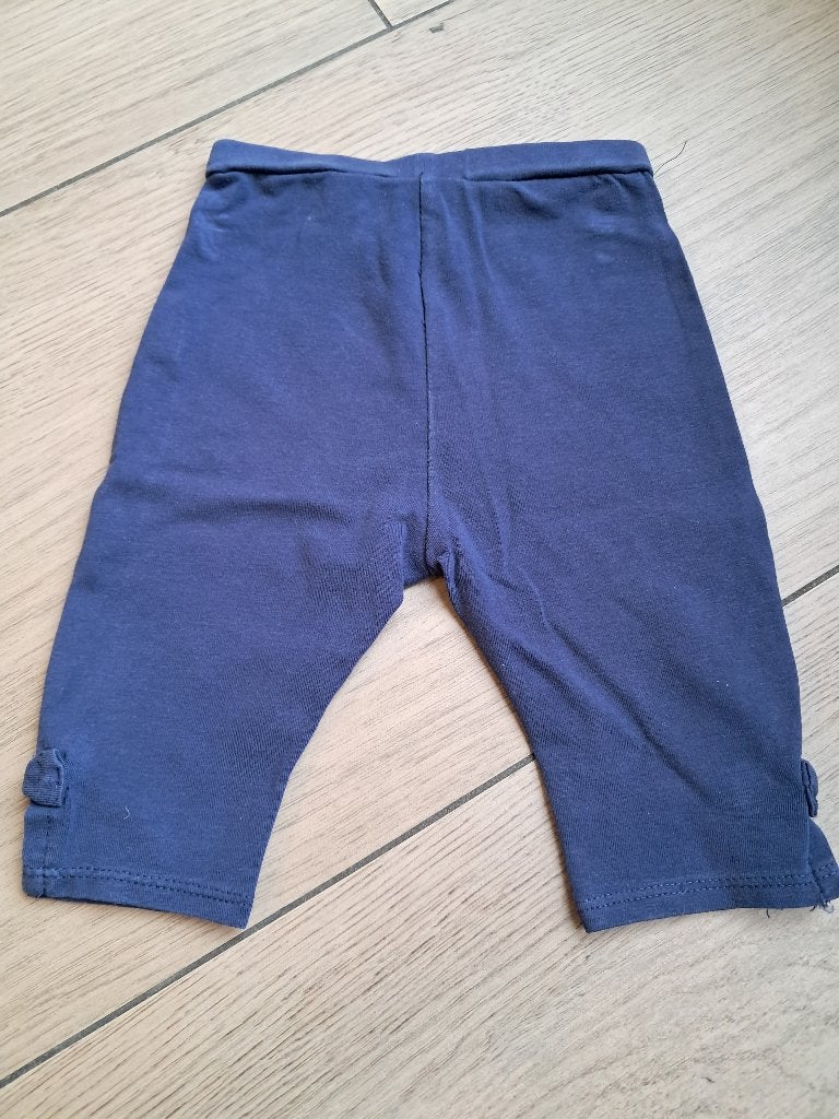K31 Blauwe korte legging ZARA maat 86, Kinderen en Baby's, Babykleding | Maat 86, Gebruikt, Broekje, Meisje, Ophalen of Verzenden