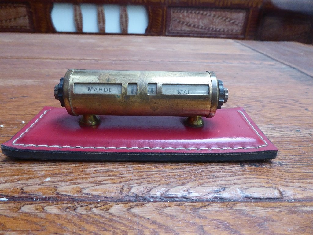 Vintage eeuwigdurende kalender, Ophalen of Verzenden