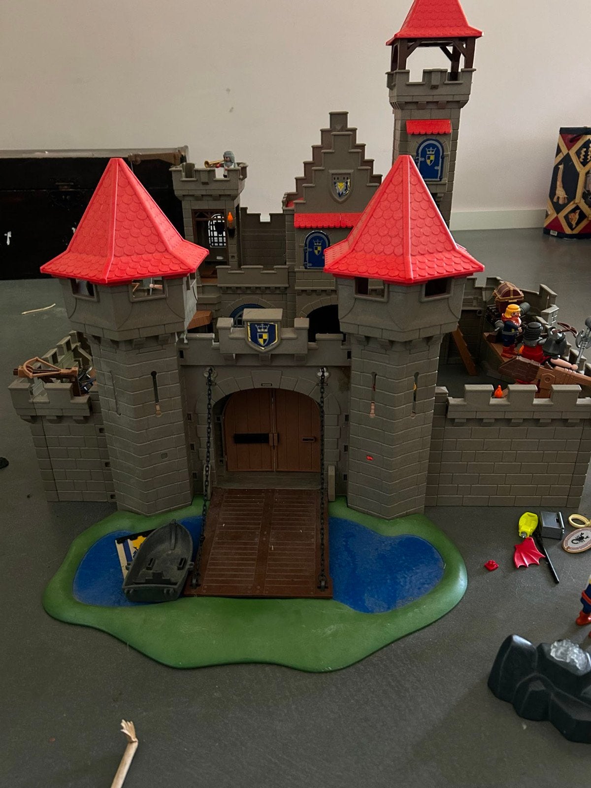 Playmobil Kasteel met extra losse Playmobil onderdelen, Ophalen, Gebruikt, Complete set
