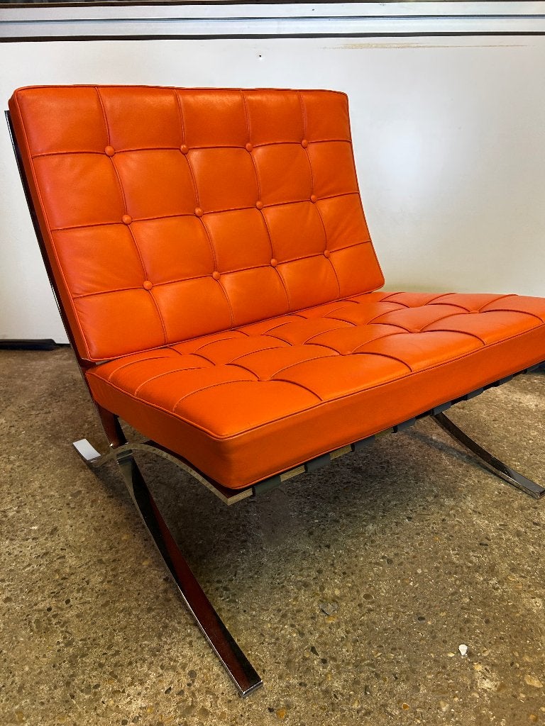 Alivar Mies van der Rohe Barcelona fauteuil lounge chair, Ophalen, Gebruikt, Nvt, Nvt
