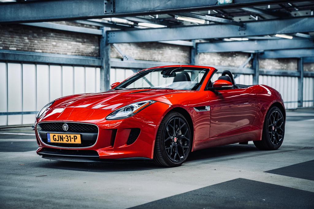 Jaguar 2014 Rood, Auto's, Jaguar, F-type, 2995 cc, Cabriolet, 340 pk
