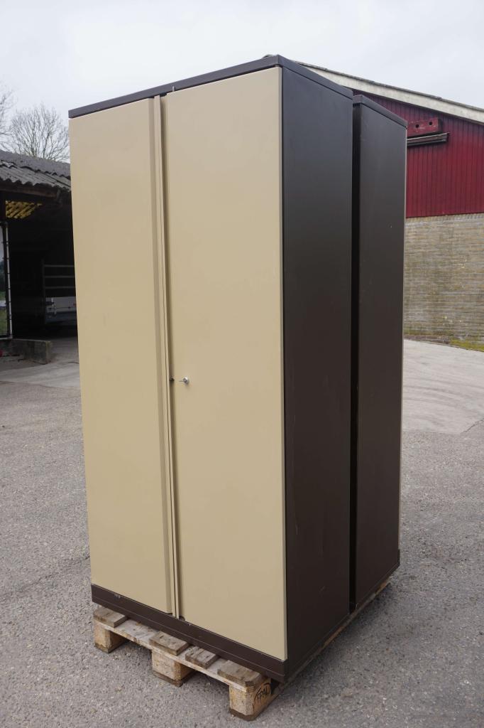 Partij draaideurkast klapdeurkast metalen stalen kast, Gebruikt, Niet ingevuld, 50 tot 100 cm, Metaal