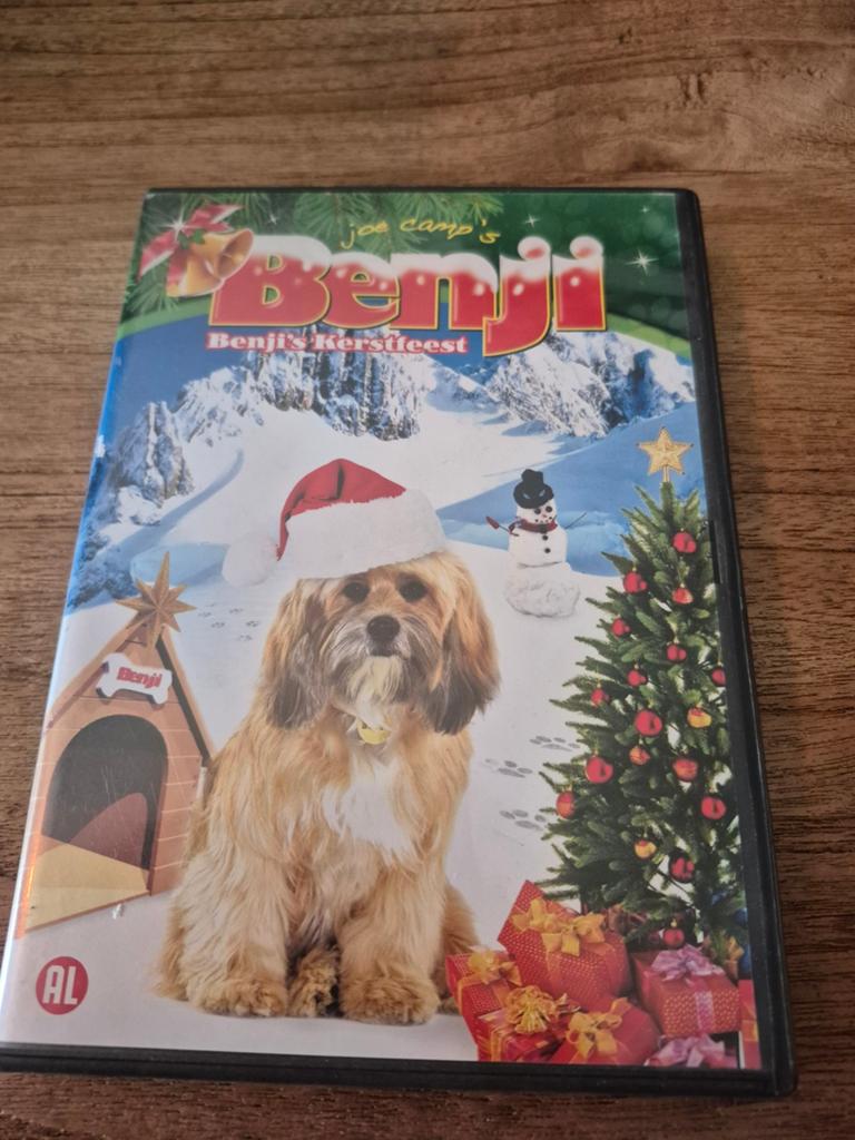 Benji's Kerstfeest DVD - Familie kerstfilm, Gebruikt, Alle leeftijden, Ophalen of Verzenden, Dieren