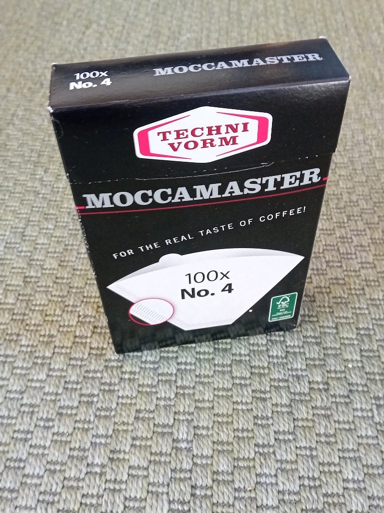 Moccamaster Koffiefilters No. 4 - 100 stuks, Witgoed en Apparatuur, Ophalen of Verzenden, Nieuw, Overige merken, Overige typen