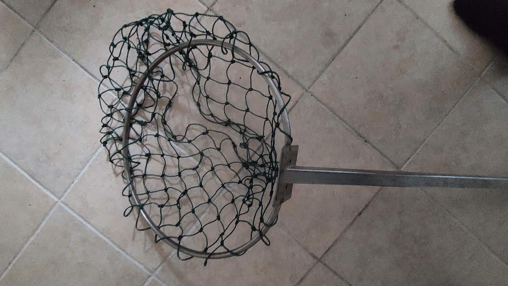 Basketbal net rvs ring paal, Sport en Fitness, Basketbal, Ophalen, Zo goed als nieuw, Ring, Bord of Paal
