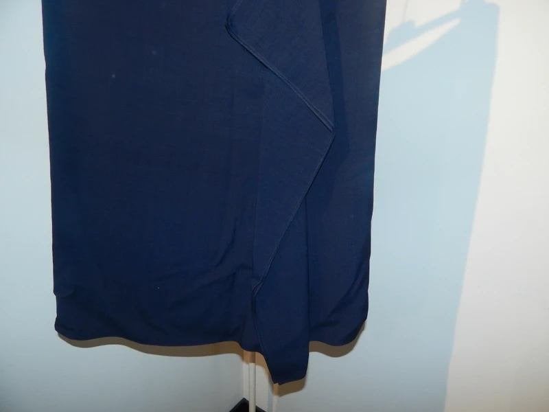 Natan half lange rok voilant voorkant mooie stof mt 42, Maat 42/44 (L), Zo goed als nieuw, Verzenden, Blauw
