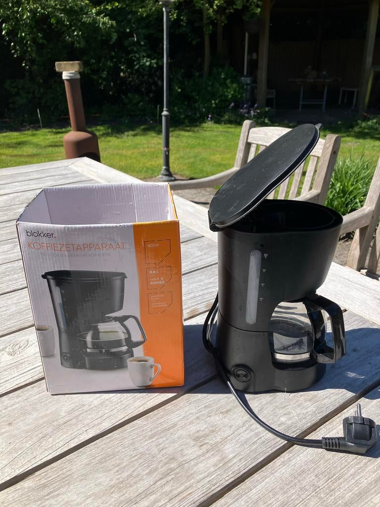 Blokker camping koffiezetapparaat 600W 0,6L - ZGAN, Caravans en Kamperen, Kampeeraccessoires, Zo goed als nieuw, Ophalen