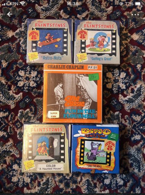Vintage 8mm Films: Flintstones & Charlie Chaplin Collectie, Audio, Tv en Foto, Filmrollen, Ophalen of Verzenden, 8mm film