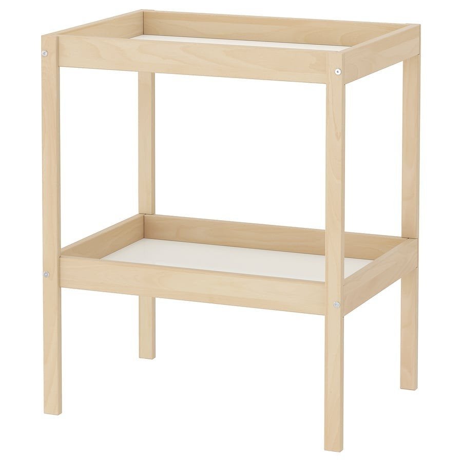 Ikea Sniglar verschoontafel met bakjes en prullenbakje, Kinderen en Baby's, Kinderkamer | Commodes en Kasten, Ophalen, Gebruikt