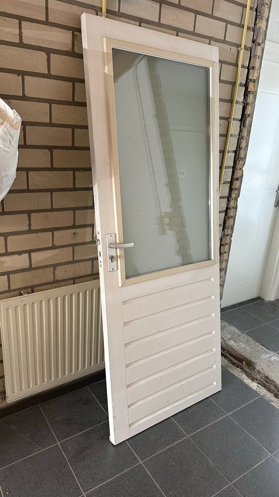 Gratis Buitendeur 198x79cm met sleutels, Ophalen, Gebruikt, Minder dan 80 cm, Minder dan 200 cm