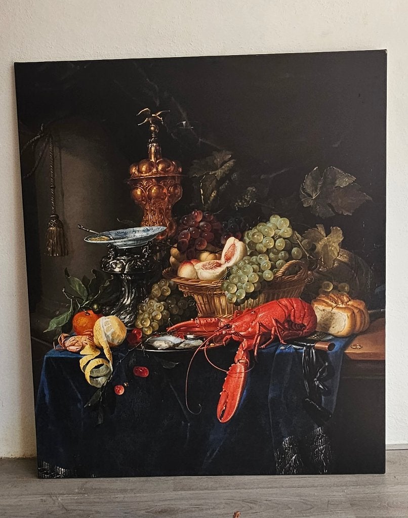 Canvas Schilderij / Print "Werk aan de Muur", Ophalen, Nieuw, 125 cm of meer, Schilderij